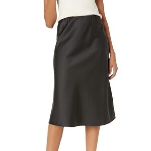 The Drop Maya Silky Slip Skirt